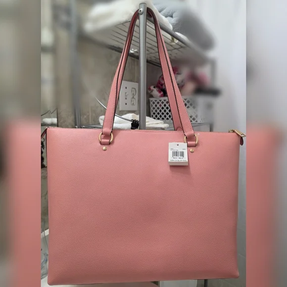 Coach Gallery Candy Pink Leather Tote - Picture 3 of 5